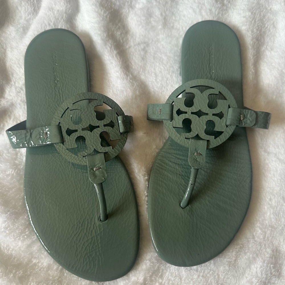 Tory Burch Green Sandals